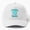 White, variant on Fishing Hooked for Life Bass Baseball Cap, Angler Fish Species Statement Design, Classic Hat