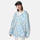 thumbnail image 3 of Balery Floral Daisy Sudadera ligera de manga larga con capucha y protección solar UPF 50+ para hombre y mujer, ideal para pesca y running-3X-Large, 3 of 7