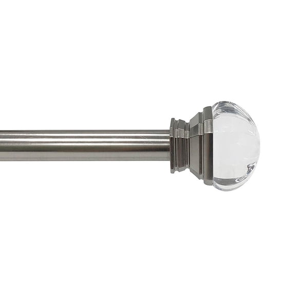 Cortinero Ajustable 1 Pulgada Níquel Cepillado 182-365 Cm