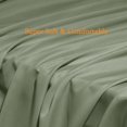 thumbnail image 6 of Bed Sheet Set Super Soft Microfiber 1800 Thread Count Luxury Egyptian Sheets Fit 18-24 Inch Deep Pocket Mattress Wrinkle-6 Piece (Dark Grey, Queen), 6 of 10