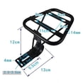 thumbnail image 2 of Mosiee Bike Bracket Pannier Parts Rack Racks Trunk Vehicle Bike Black Electric, 2 of 8