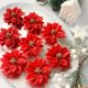 thumbnail image 2 of Juego de moldes de silicona reutilizables for Navidad, bayas de acebo, hojas 3D con flores de Pascua for manualidades de resina, velas y manualidades de yeso, 2 of 7