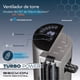 thumbnail image 2 of Ventilador de torre TURBO POWER 6 velocidades 102cm de alto +control remoto +oscilación +modos de uso temporizador con display LED Beckon, 2 of 9