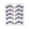 thumbnail image 1 of Unique Bargains 5 Pair 3D Mix Color False Eyelashes for Makeup Blue, 1 of 4