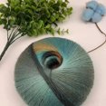 thumbnail image 1 of Segmental Dyed Rainbow Hand Knitted Thread  200g 1600m Long Invincible Magic Ball Wool Crochet Thread Rainbow Magic Ball, 1 of 7