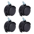 thumbnail image 1 of Universal Caster, Casters Wheels Plastic Material Durable 360 Degree Rotating Wheels  For Cribs For Office Chairs For Storage Cabinets For Bookshelves, 1 of 8