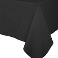 thumbnail image 2 of Table Cover Airlaid Paper Linen Tablecloth 62x98 Inch Black, 2 of 2