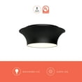 thumbnail image 4 of FM523013MB-Alora Lighting-Emiko - 2 Light Flush Mount-4.88 Inches Tall and 13 Inches Wide-Matte Black Finish, 4 of 7