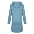 thumbnail image 4 of Dezsed Hoodies for Girl Long Sleeve Zip Up Hooded Sweatshirts Winter Boys And Grils Casual Loose with Pockets Childrens Warm Hooded Hoodie Jacket for 13-14 Years Blue, 4 of 5