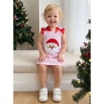 thumbnail image 3 of Toddler Baby Girl Christmas Dress Santa Claus/Gingerbread/Merry Dress Fall Clothes, 3 of 7