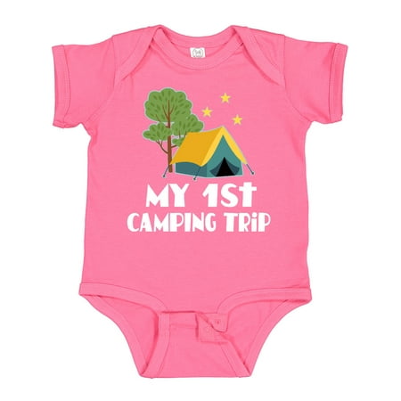 

Inktastic My 1st Camping Trip Gift Baby Boy or Baby Girl Bodysuit