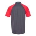 thumbnail image 3 of All Sport Unisex Performance Three-Button Raglan Polo, 3 of 3