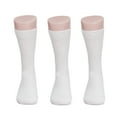 thumbnail image 3 of 3 Pairs White Non Skid Hospital, Yoga, Pilates, Gripper Slipper Socks Men's or Women Size XXL, 3 of 7