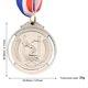 thumbnail image 2 of Medalla de Plata de 2 pulgadas, regalo de recuerdo para niños y adultos (plata), 2 of 4
