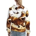 thumbnail image 7 of Haiem Autumn Raccoon In Forest for Men's Fashion Hoodies & Sweatshirts with Kangaroo Pocket,Hooded Sweatshirt with Eye-catching Drawstrings-Medium, 7 of 7