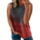 thumbnail image 1 of Moda Mujer Causal Cuello Redondo Impresión Blusa Sin Mangas Camiseta Verano Tank Tops Fridja ghk2310, 1 of 4