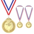 thumbnail image 1 of Medallas de Tenis de Mesa Doradas Uxcell de 2.6", 3 Pcs Medallas de Premio de Tenis de Mesa, 1 of 6