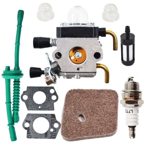 EPOTOOR HL45 KM55R FS55 New Carburetor for STIHL FS55R FS55RC KM55 Air Filter Fuel Line