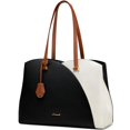 thumbnail image 1 of Bolsa de mano para portátil LOVEVOOK para mujer de 15.6 pulgadas, piel impermeable, 1 of 8