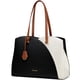 thumbnail image 1 of Bolsa de mano para portátil LOVEVOOK para mujer de 17 pulgadas, negro, beige y marrón, 1 of 7