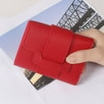 thumbnail image 2 of Zznnkj Women's Bifold Mini Wallet, Slim PU Leather Card Case Holder with Snap Closure and Multi-Slot Design, Compact Purse for Cash, Coins, and IDs, 2 of 3