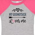 thumbnail image 4 of Inktastic My Godmother Loves Me Godchild Boys or Girls Baby Bodysuit, 4 of 5