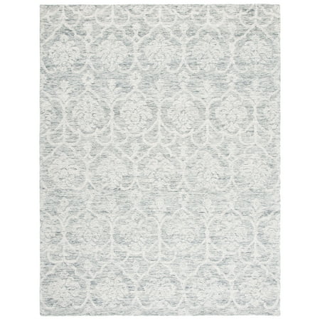 SAFAVIEH Metro Sutton Medallion Area Rug, Dark Grey/Ivory, 8' x 10'