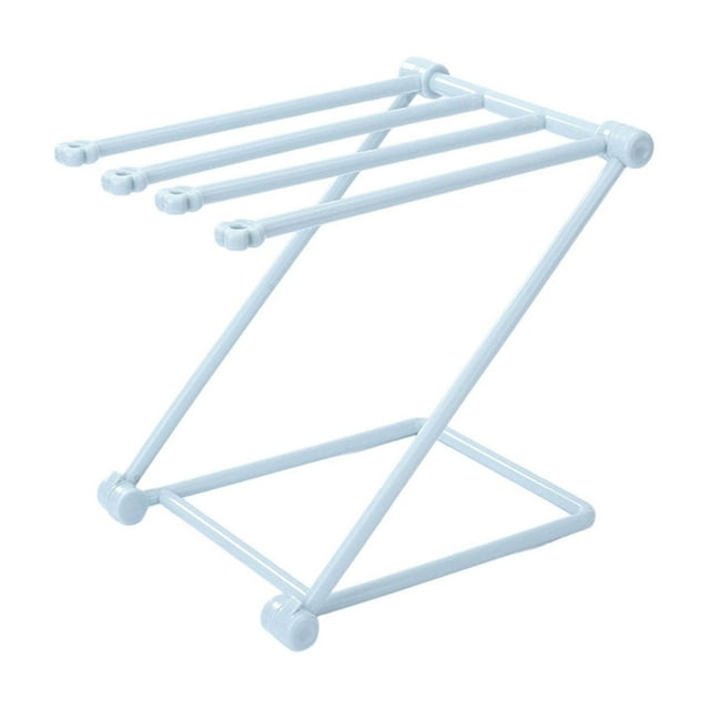 TACILIP Storage Rack Folding Fabric Vertical Light Kitchen Countertop Kitchen Cloth and Support for Towels for Efficient Organization Space Saving, Gifts for Men