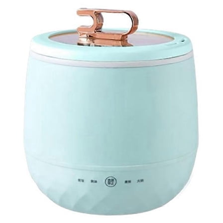 Smart Mini Rice Cooker, Multi-Function Cooker, Mini Hot Pot Rice Cooker, Portable Mini Rice Cooker,Light Green