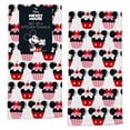 thumbnail image 1 of Juego De Toallas De Cocina Disney – Paquete De 2 Toallas De Cocina 100% Algodón – 16.0 X 26.0 In Suaves Y Absorbentes – Diseños De Mickey Minnie Y Stitch – Durable Lavable A Máquina (Mickey Y Minnie C, 1 of 5