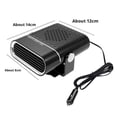 thumbnail image 3 of 24V Portable Car Heater with Fast Heating & Cooling, 360° Rotation, and Defogging/Defrosting for Vehicles, 3 of 8