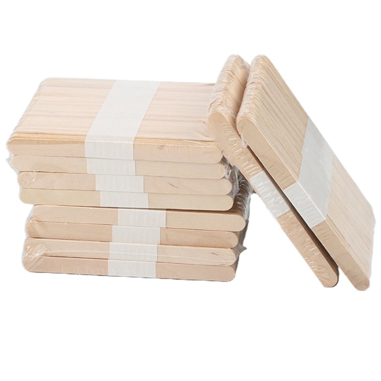 Wooden Popsicle Sticks Food Grade Craft Popsicle Multi Purpose