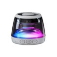 thumbnail image 1 of Mini altavoz con diafragma de graves, altavoz de 5 W con imán interno, 7 horas de autonomía, emparejamiento estéreo TWS, luz RGB y ranura para tarjeta TF, 1 of 6