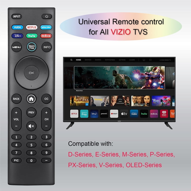 ANFCSMO XRT140 Universal Remote for VIZIO Smart TVs photo 3