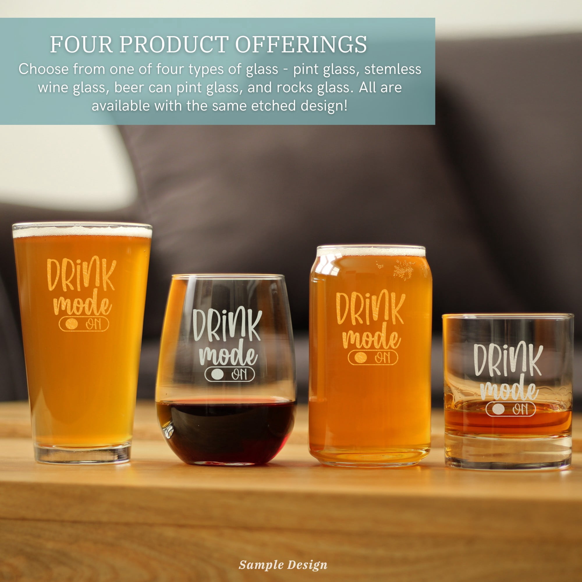 Daddy's Drinking Buddy Engraved Pint Glass, Funny Baby Bottle and Beer Design, Gift for New Dads, Hand Etched