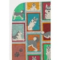thumbnail image 5 of Lots of Grey Siberian Husky Quilted Blanket 50x60 50 in x 60 in, 5 of 5