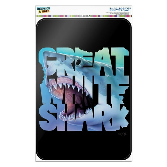 Great White Shark Bites Scuba Diving Home Business Office Sign