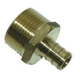thumbnail image 1 of 1/2" PEX  x 3/4" MPT Brass Adapter, 1 of 1