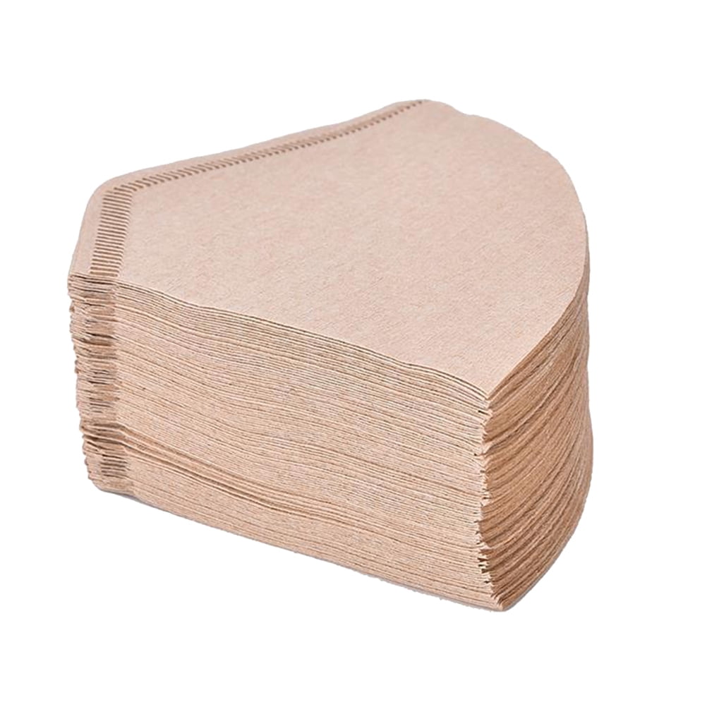 HOMEMAXS 100pcs Coffee Filter Paper Sector Filter Paper Filter Bowl
