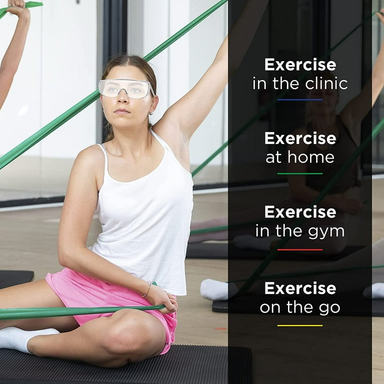 THERABAND Resistance Bands, 50 YD, Green, Heavy Thickness, 4.6 LBS Resistance, Level 4 THERABAND Resistance Bands, 50 YD, Green, Heavy Thickness, 4.6 LBS Resistance, Level 4