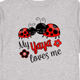 thumbnail image 4 of Inktastic My Yaya Loves Me with Cute Ladybugs Boys or Girls Long Sleeve Toddler T-Shirt, 4 of 5