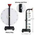 thumbnail image 3 of 12 Inch Heavy Duty Spinning Prize Wheel - 12 Slots Color Tabletop Roulette Wheel of Fortune - Spin The Wheel with Dry Erase Marker and Eraser Win The Fortune Spin Game for Carnival and Trade Show, 3 of 8
