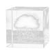 thumbnail image 2 of Fiudx Adorno de Cristal En Forma de Corazón, Diseño de Nube Grabada, Impresionante Decoración para El Hogar y La Oficina, Regalo Único para Amantes Del Arte, Elegante Accesorio de Oficina, Tamaño 6 X, 2 of 3