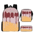 thumbnail image 2 of Womens Cute Ice Cream 3 Piece Set Sweet College Backpack for School Back to School Backpack for Women, 2 of 5