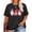 Dark Gray, variant on KimSoong Women Merry Christmas Shirt Plus Size Christmas Shirts for Xmas Buffalo Plaid Tree T-Shirt Oversized Graphic Tee