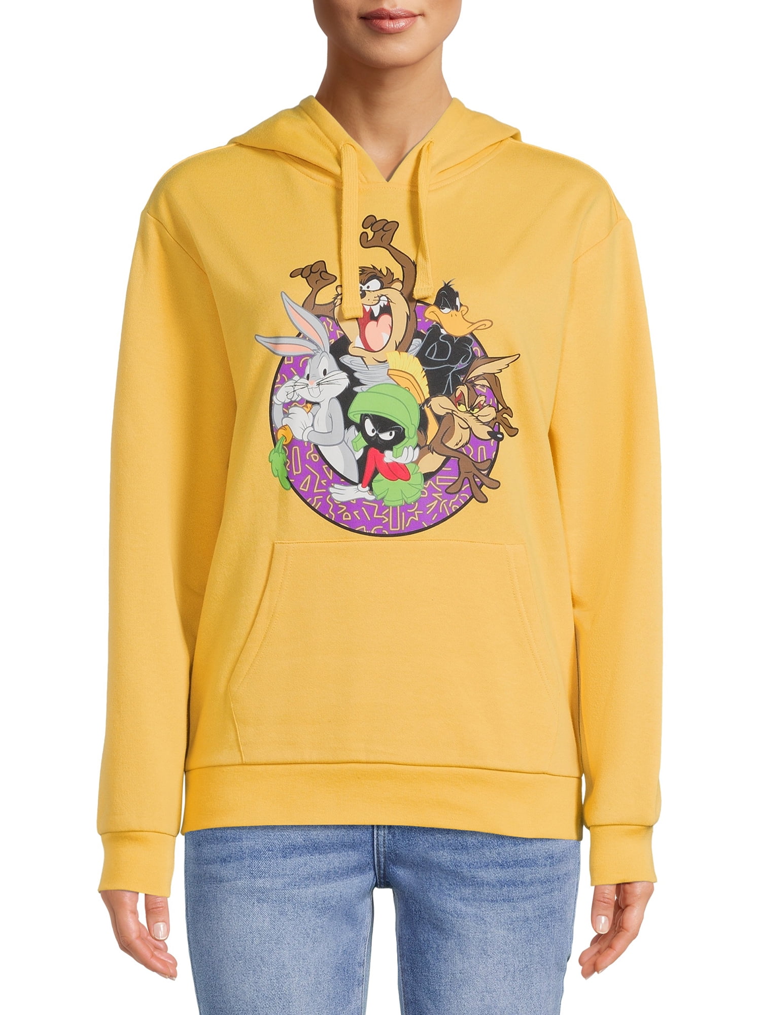 Licensed Graphics Looney Tunes Junior's Graphic Print Hoodie