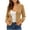 *Brown, variant on Women's Office Notched Lapel Blazer , Single Button Long Sleeve Suit Jacket For Women , Ladies' Business Casual Blazer with Pockets,Navy,S-2XL