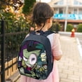 thumbnail image 5 of Cartoon Invader Zim Schoolbag Backpack Lightweight Daypack Adjustable Satchel Bookbag Shoulders Rucksack Travel Bag, 5 of 6