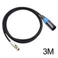 thumbnail image 3 of Adaptador de Cable Mini XLR a XLR Perfke Doble Escudo 3M, 3 of 9