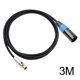 thumbnail image 3 of Mini XLR a XLR Micrófono resistente de XLR Antioxidante Cable Mini XLR Conector Mini XLR para micrófono Auricular , 3m Hugo cable mini xlr a xlr, 3 of 10